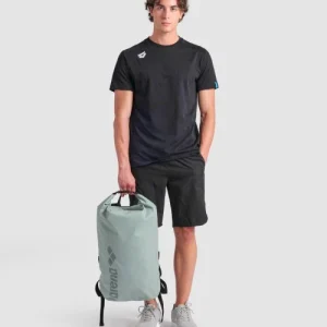 ZAINO SACCA ARENA BORSA PISCINA NUOTO DRY BACKPACK BIG LOGO VERDE